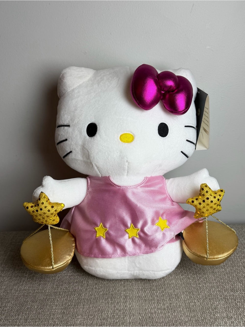 New Hello Kitty Star Sign Libra Kidrobot Plush Zodiac Greeter Sanrio 15"